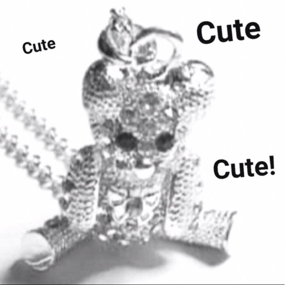 💝NWT Cute Bear Necklace New Girl Boutique Gift